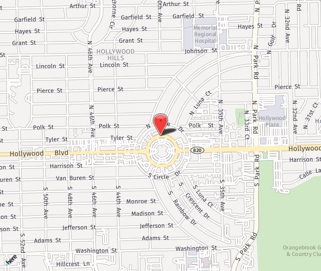 Location Map: 4000 Hollywood Boulevard Hollywood, FL 33021